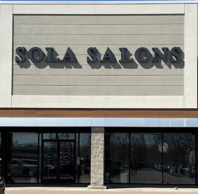 Sola Salons exterior entrance at Maple Village